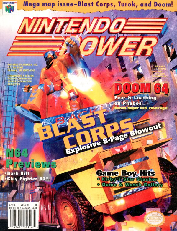 Nintendo Power Issue 095 (April 1997) cover